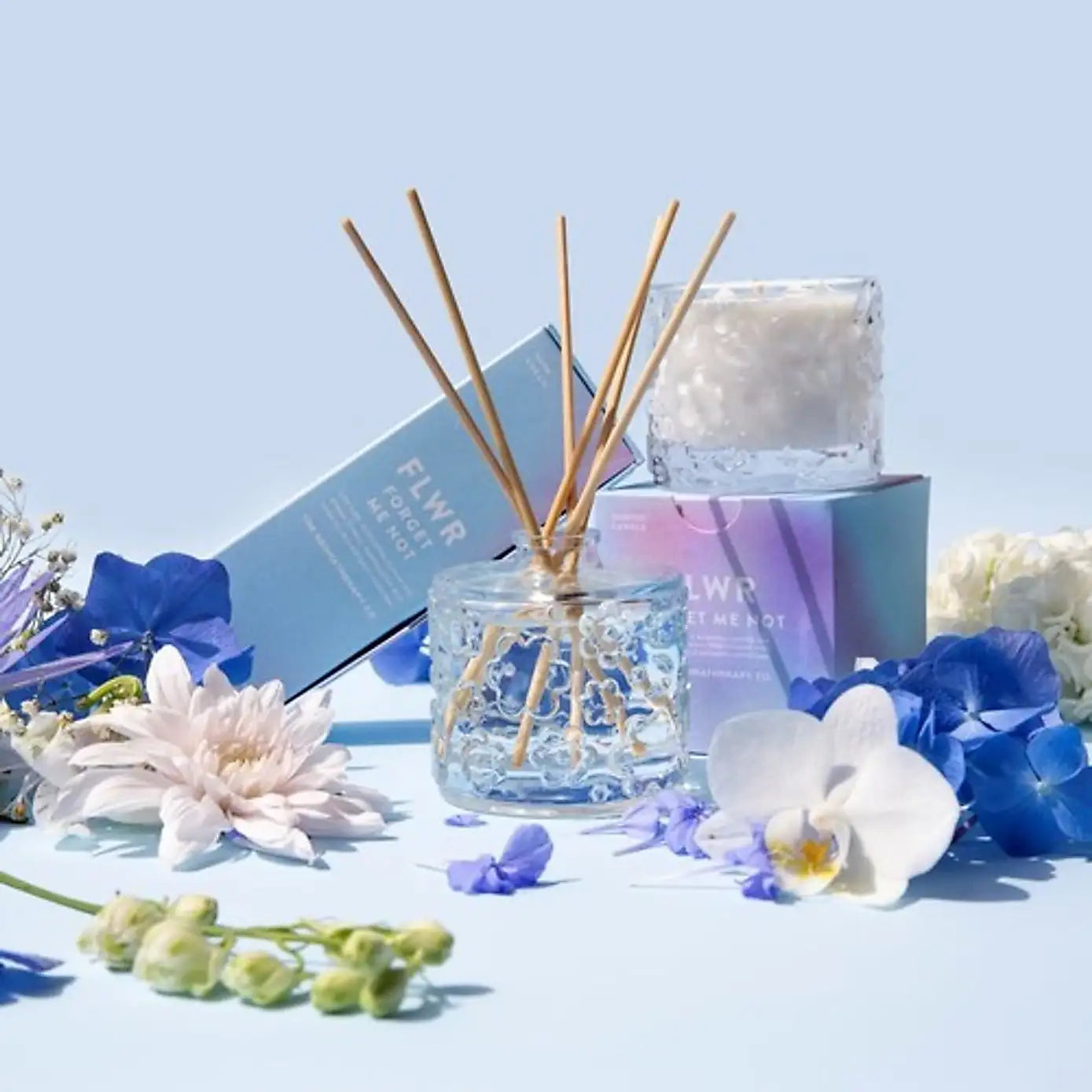 The Aromatherapy Co. FLWR 90ml Reed Diffuser - Forget Me Not