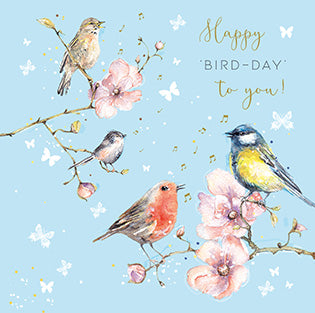 Happy Bird-Day Birthday Card