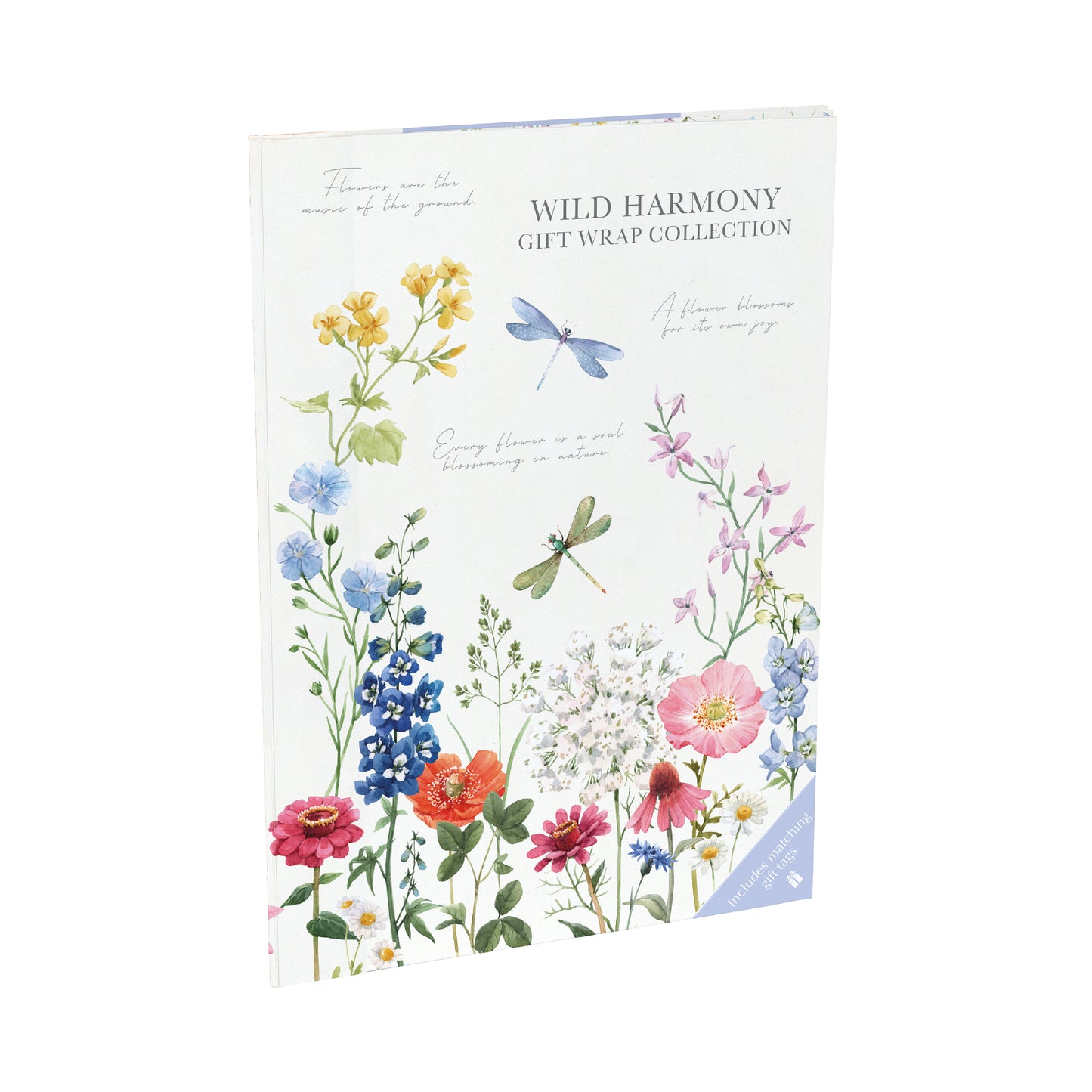 The Gifted Stationery Co. Wild Harmony Floral Gift Wrap Collection Book