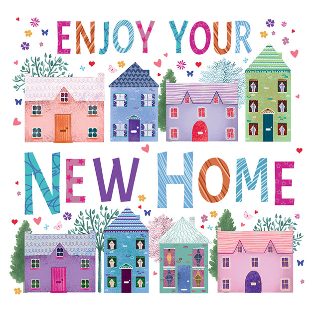 Multicolour New Home Card