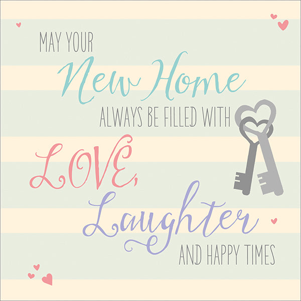 New Home Stripes Card
