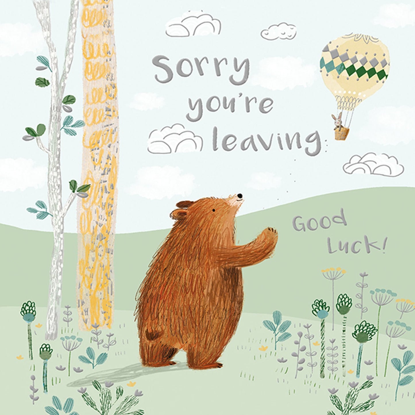 Little Bear Sorry You're Leaving Card