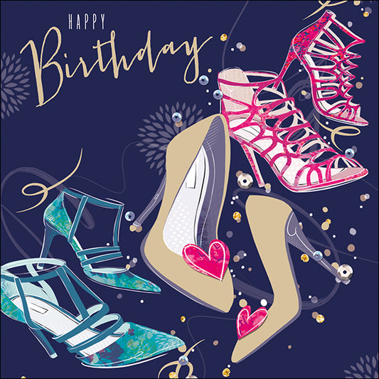 High Heels Birthday Greeting Card