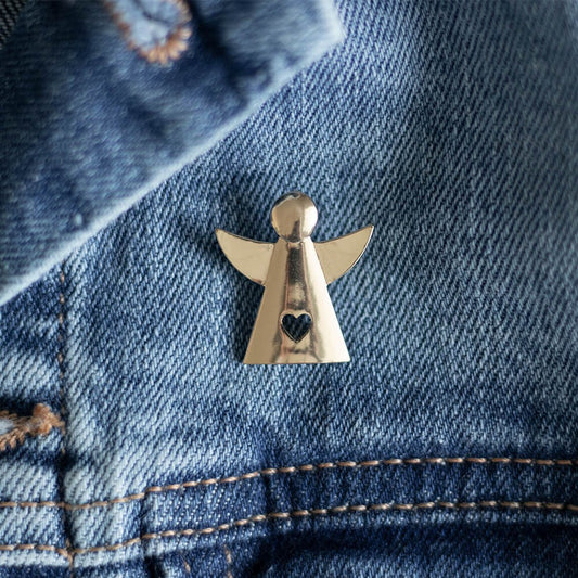 Something Different Little Angel Sentiments Gold Tone Pin Badge