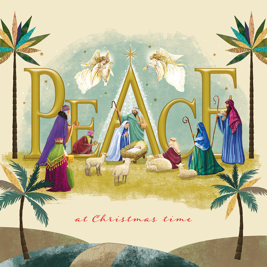 St Ann's Hospice 'Peace' Pack of 10 Charity Christmas Greetings Cards