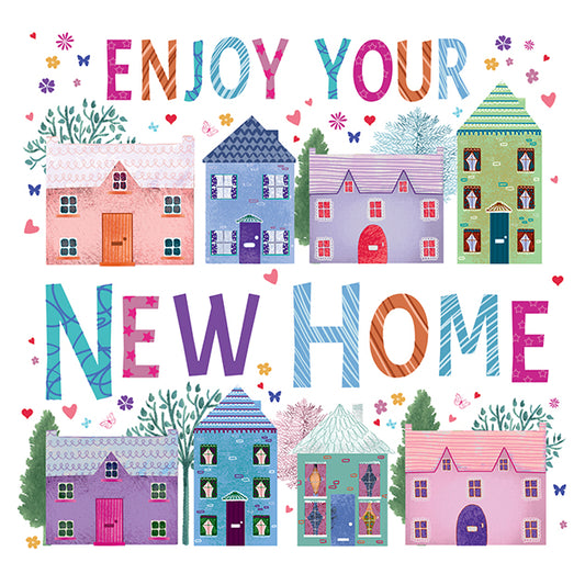Multicolour New Home Card