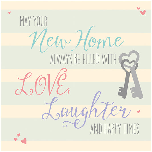 New Home Stripes Card