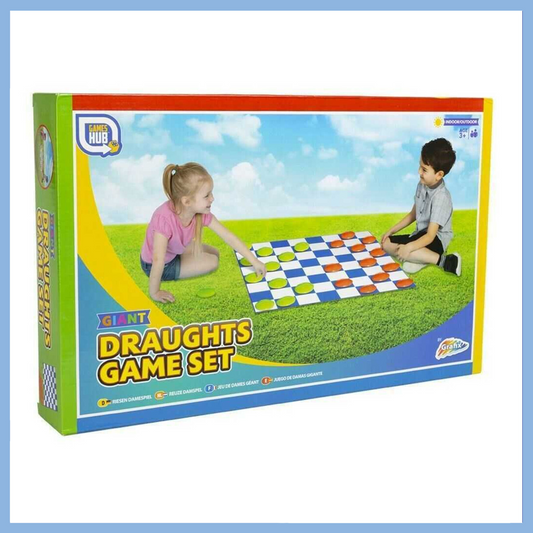 Games Hub Giant Draughts Outdoor Game