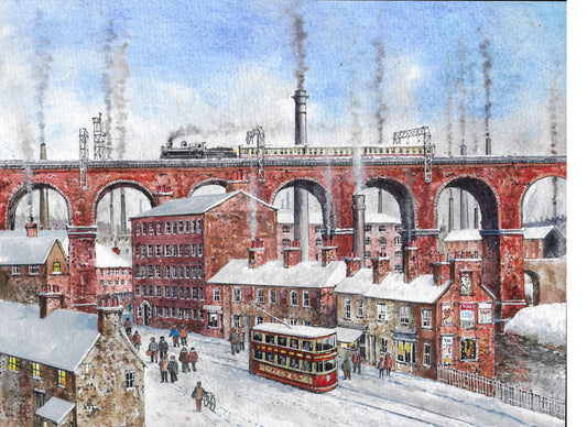 St Ann's Hospice 'Snowy Stockport' Pack of 10 Charity Christmas Greetings Cards