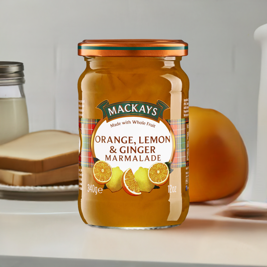 Mackays Orange/Lemon Marmalade & Ginger Marmalade 340g
