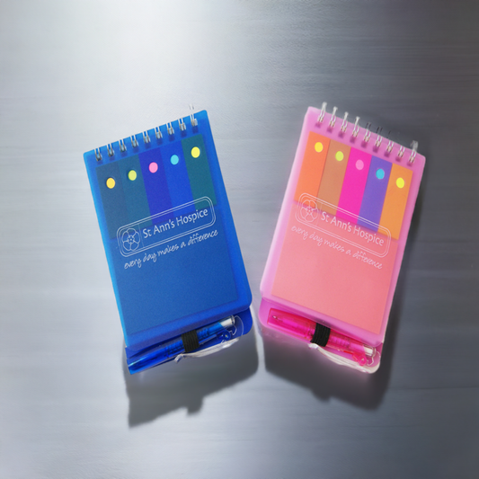 St Ann's Hospice Spiral Mini Notepad & Pen Set