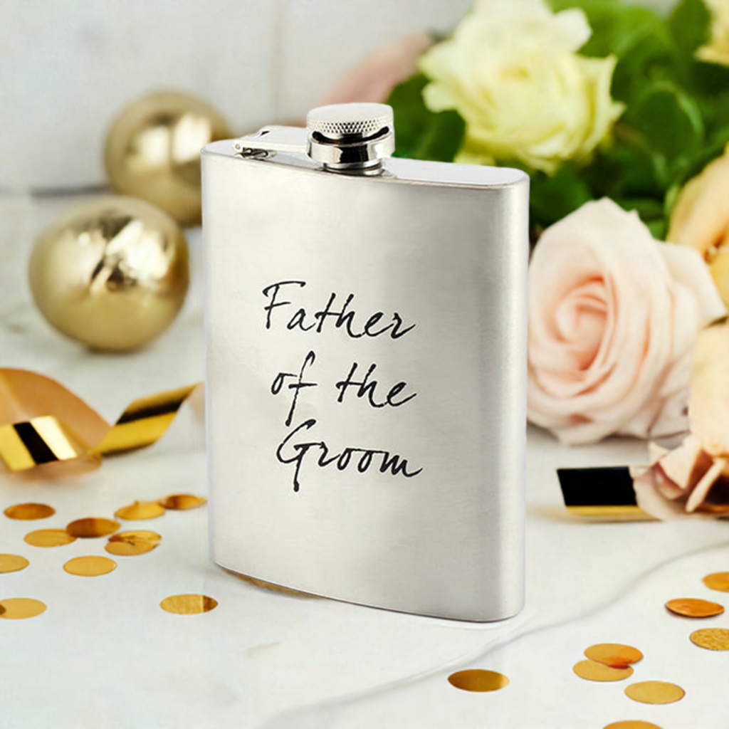 Leonardo Collection 'Father of the Groom' Hip Flask NG