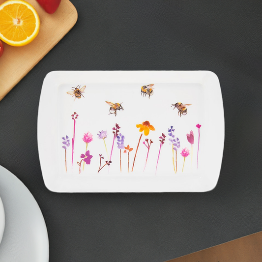 Leonardo Collection Busy Bees Small Melamine Tray