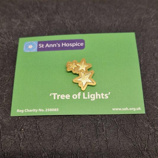 St Ann's Hospice 'Tree of Lights' Remembrance Pin Badge NG