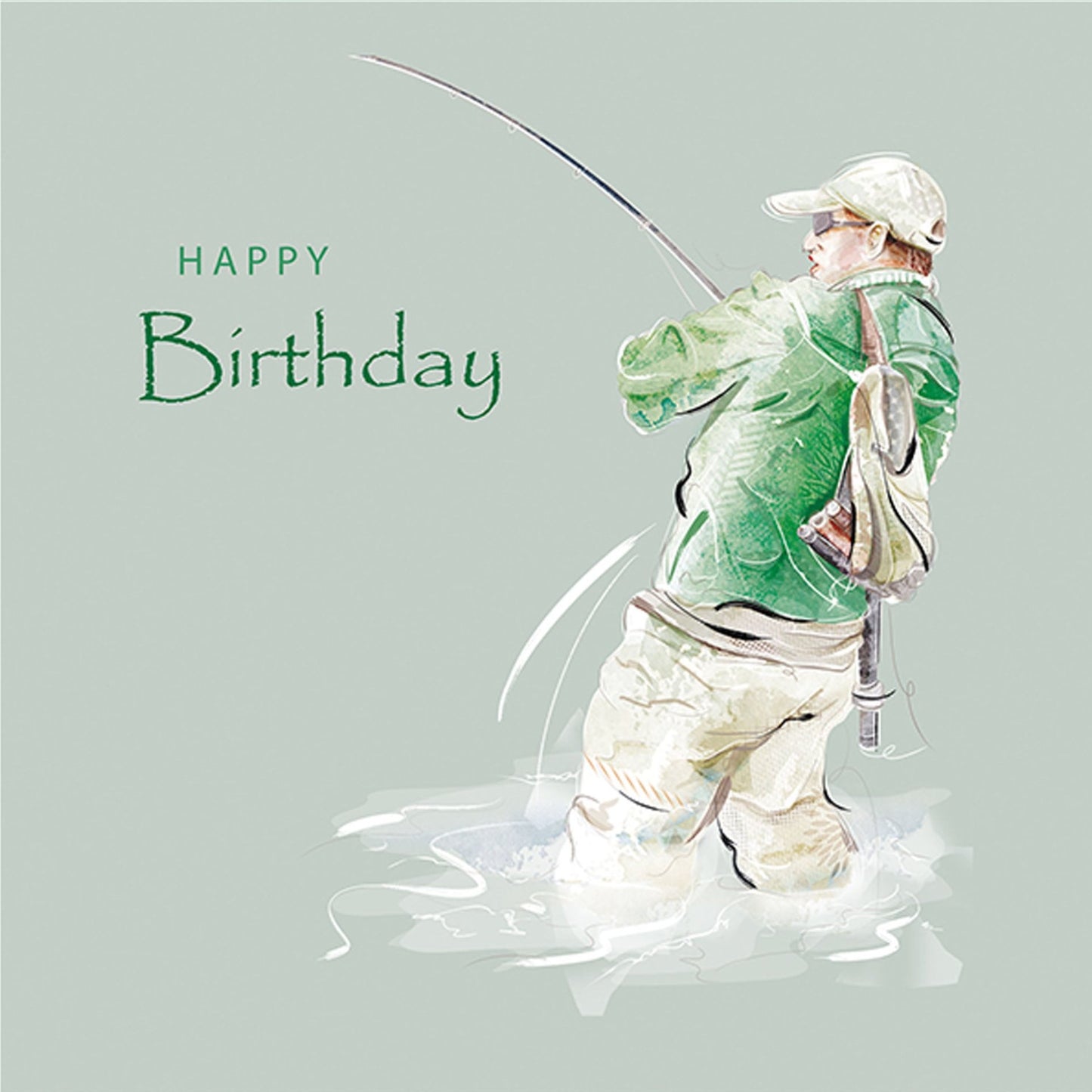 Gone Fishing Birthday Card