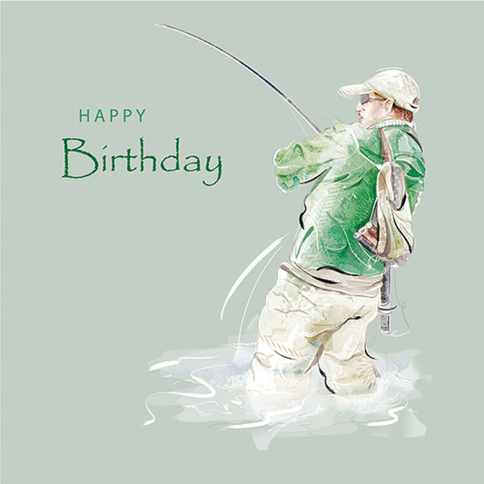 Gone Fishing Birthday Card