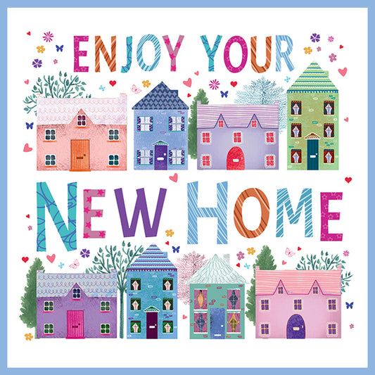 Multicolour New Home Card